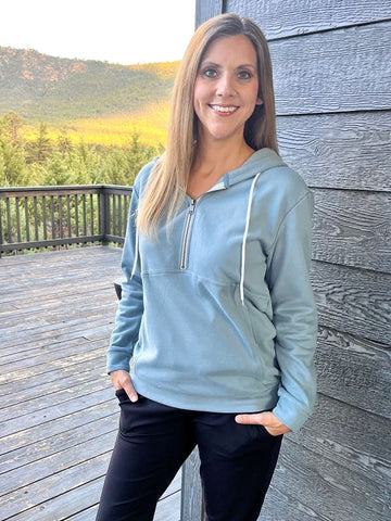 Reach For The Sky Blue Pullover