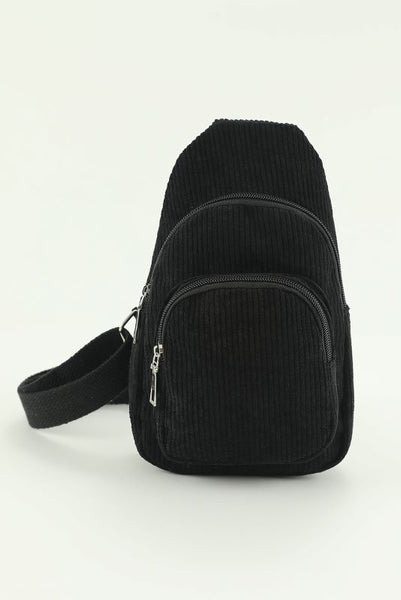 Always On The Go Black Sling Bag