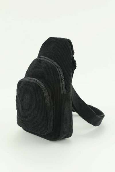 Always On The Go Black Sling Bag