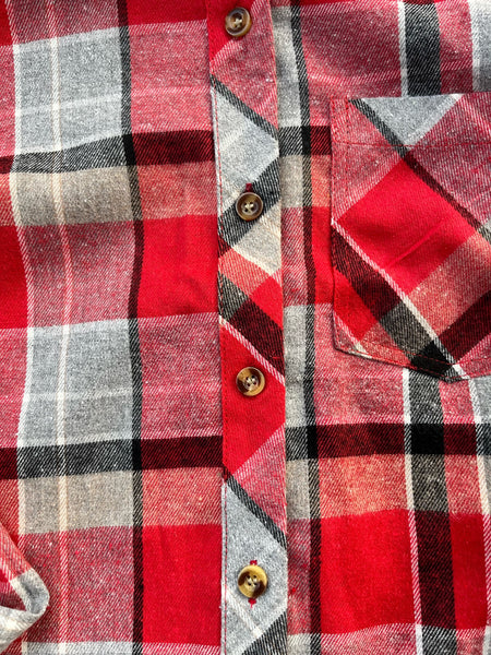 Campfire Nights Red Plaid Flannel