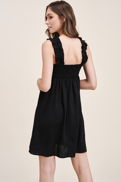 Summer Stroll Black Dress