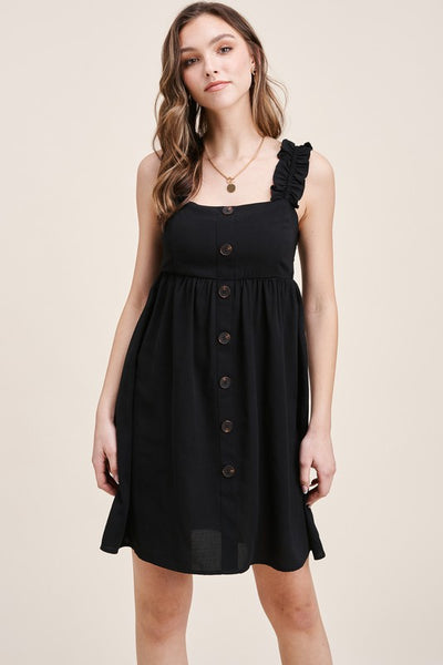 Summer Stroll Black Dress